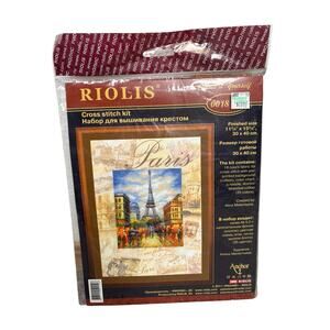 NEW Riolis Cross Stitch Kit 0018 Paris Cities of The World 2011 Hobby Lobby